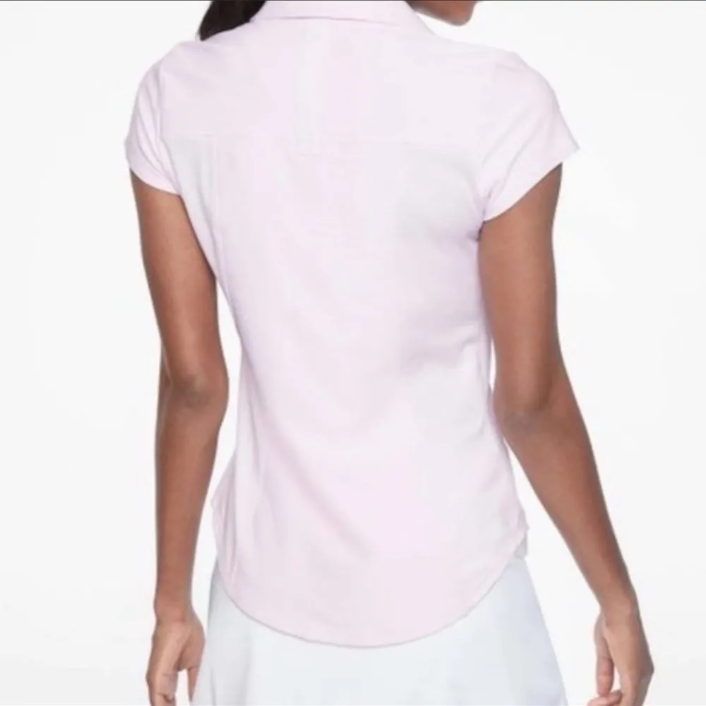 Athleta On Par Polo In Lavender Size Small - Image 2