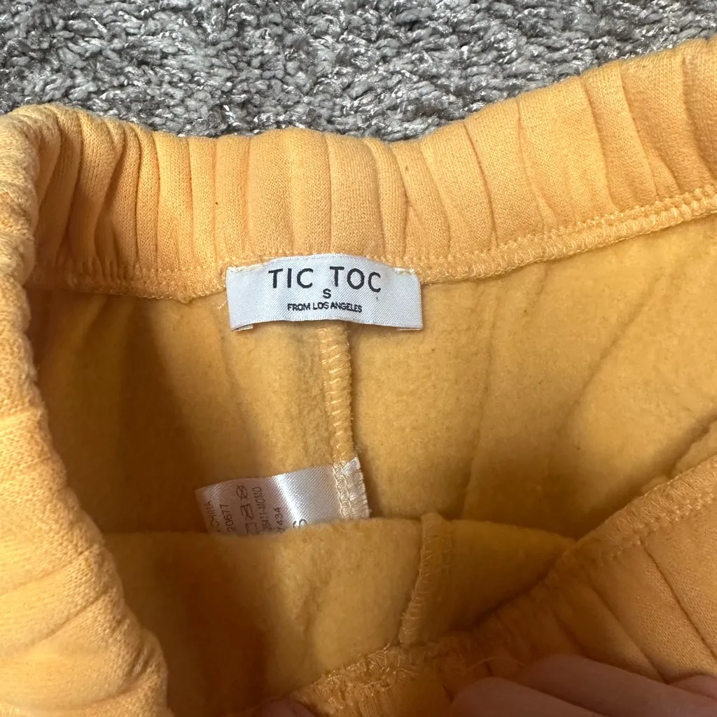 Women's Athletic Shorts in Yellow - Image 3