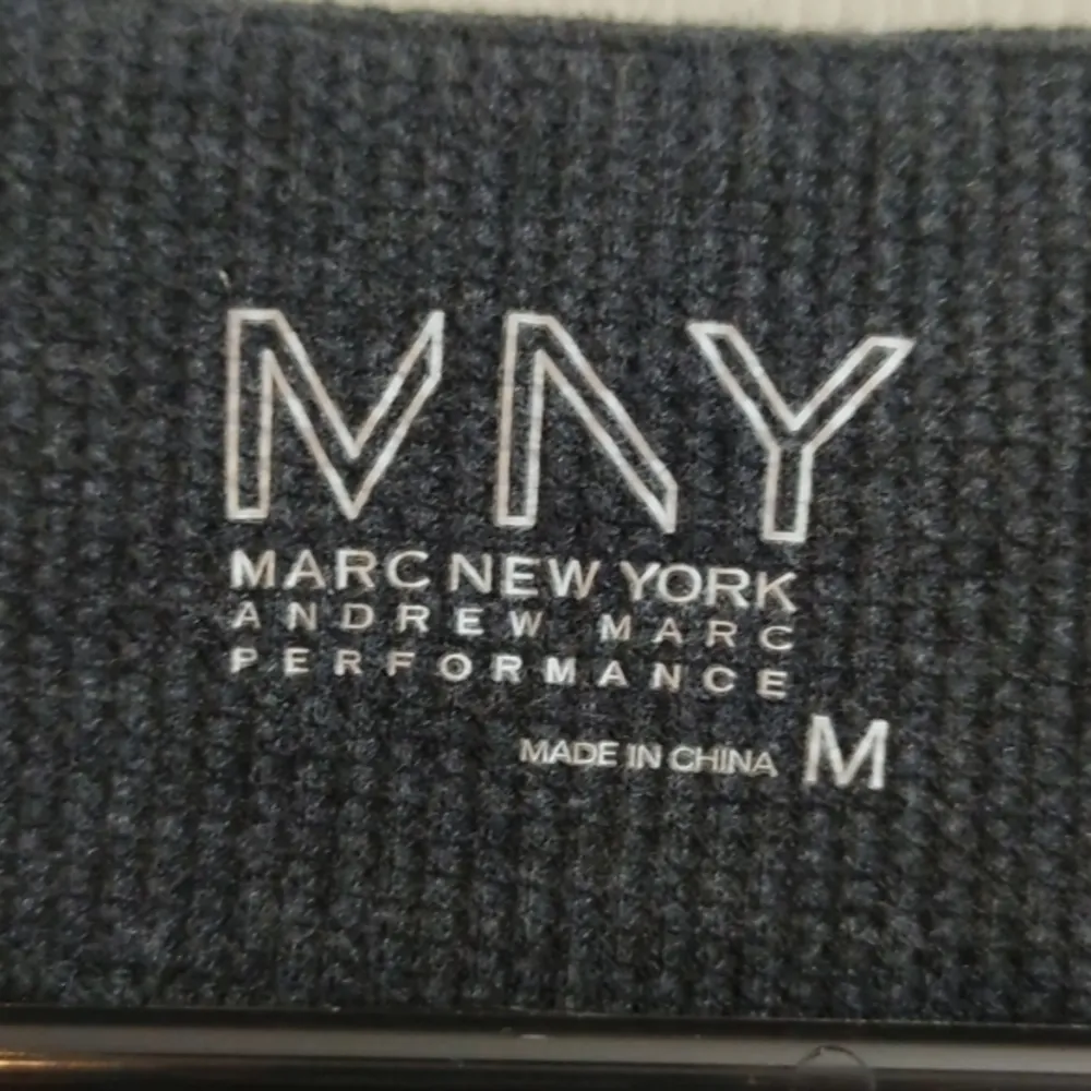 MNY - Marc New York Women's Thermal Tunic Charcoal Long Sleeve Blouse Size Med - Image 5