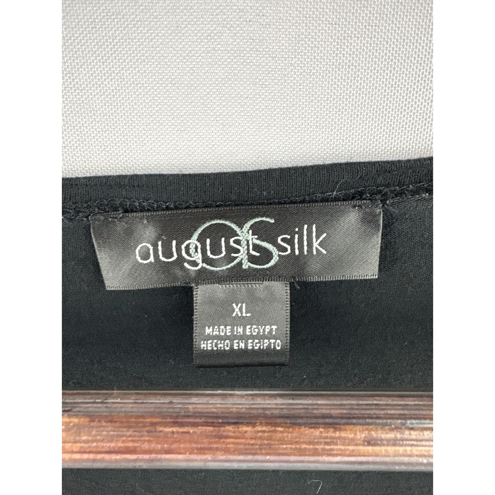 Women’s August Silk XL Black 3/4 Length Sleeve Sweater - Image 4