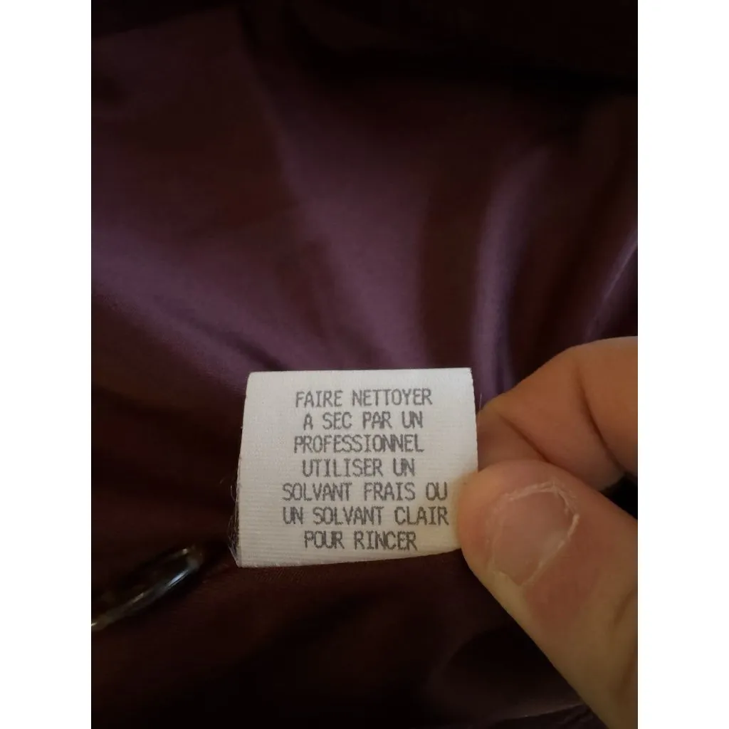 Eddie Bauer Women L Red Tweed Plaid Wool Blazer Jacket Lined Academia Preppy VTG - Image 13