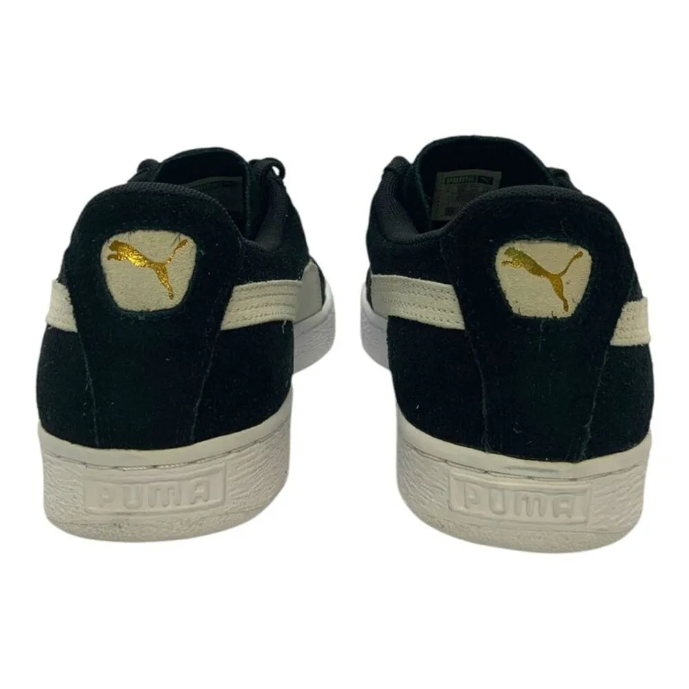 Puma Suede Classic Lifestyle Sneaker Black/White US Women's 10.5 - Image 6