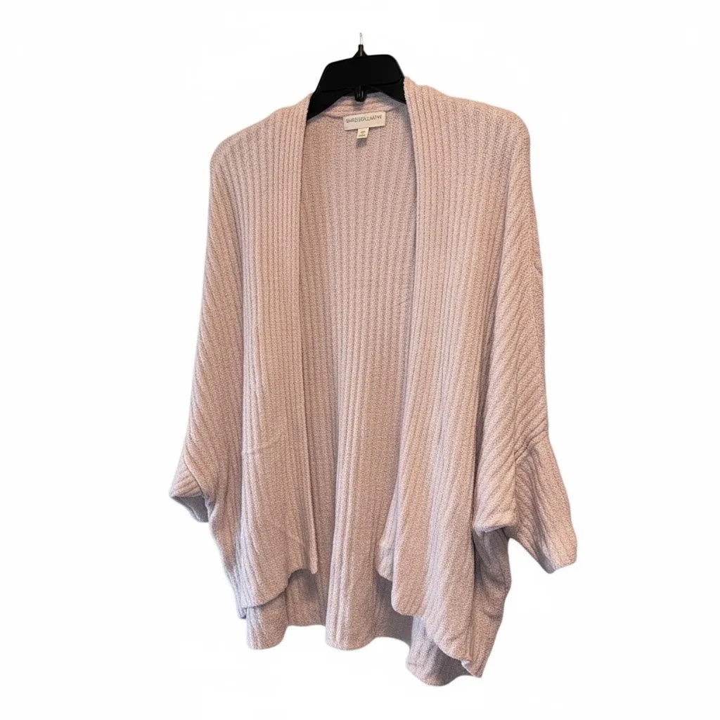 Barefoot Dreams CozyChic Lite Ribbed Shrug Cardigan Faded Rose L/XL NWT - Image 2