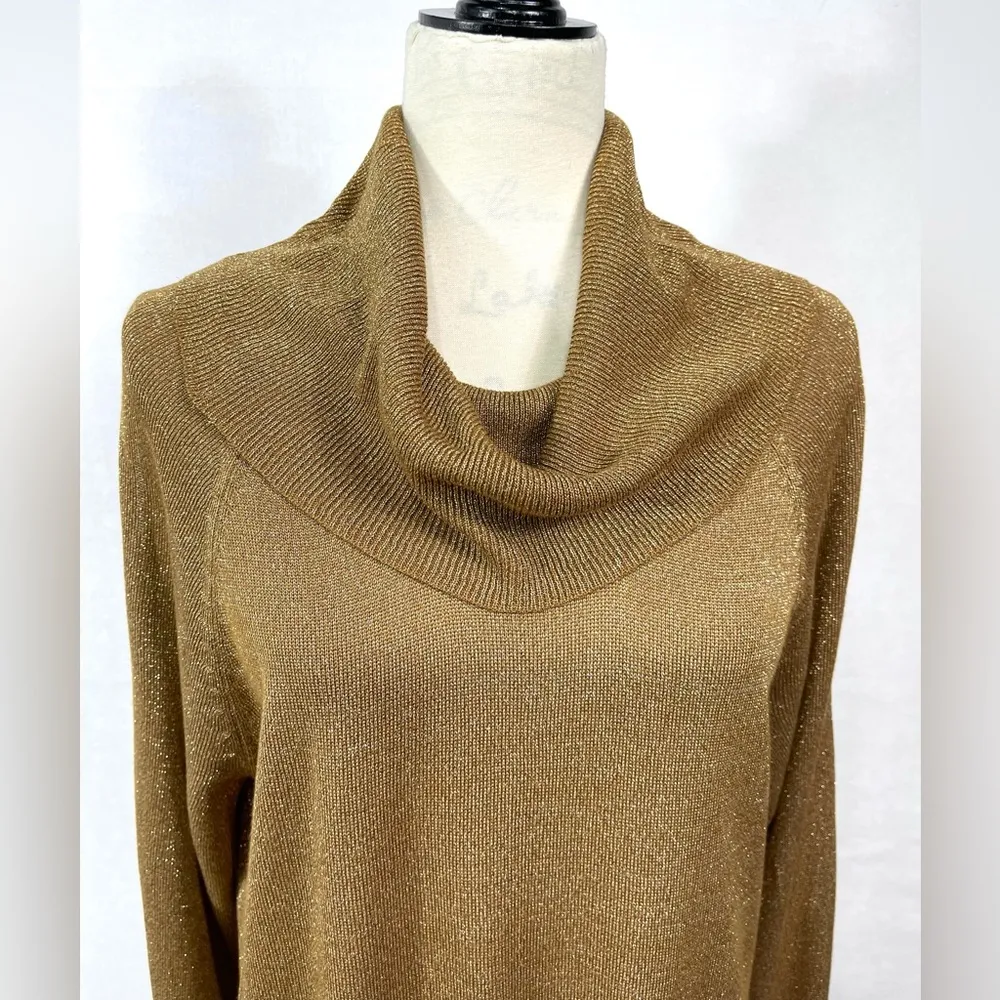 Joseph A. Ladder Sleeve Cowl Neck Sweater Soze L - Image 8