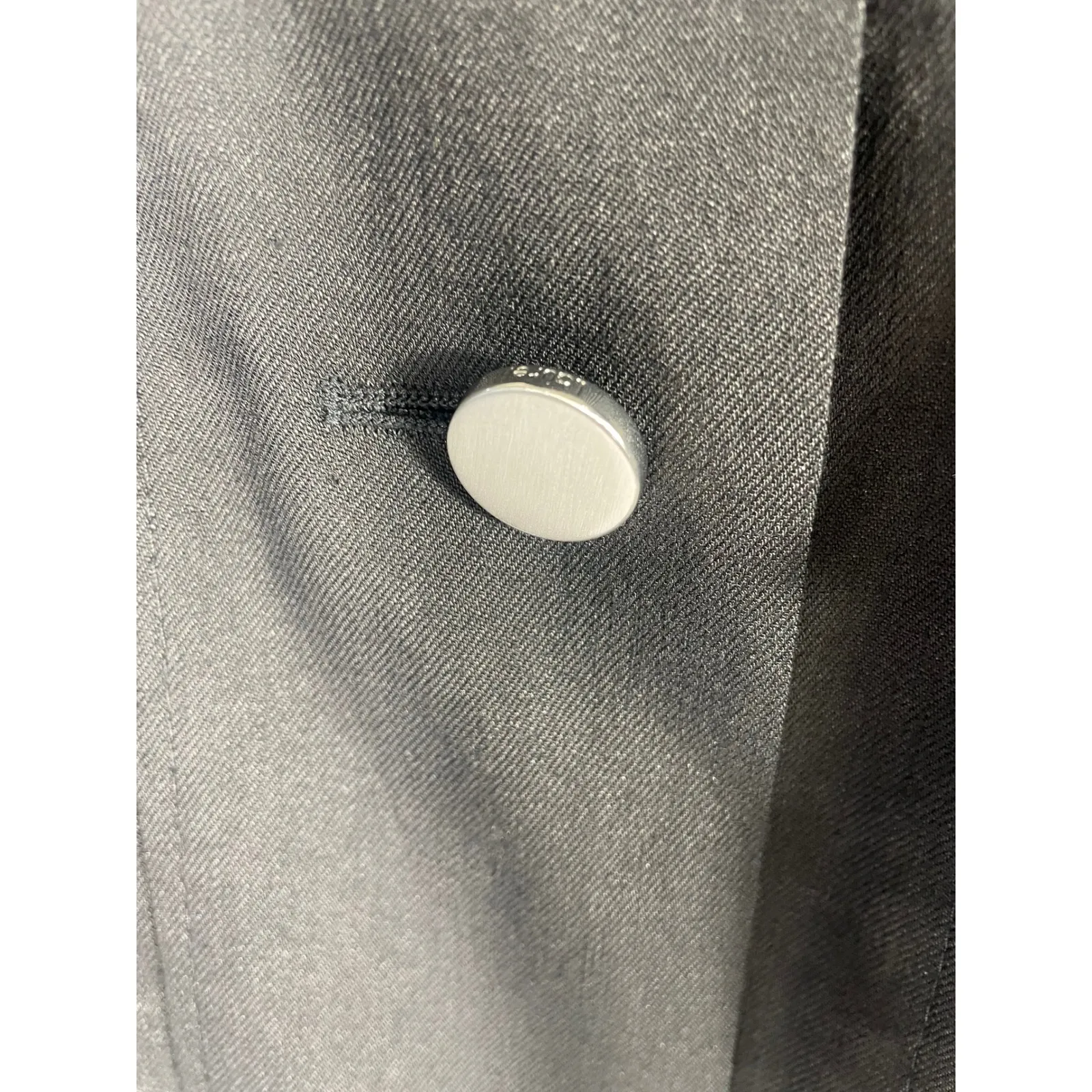 Laurel Black Linen‎ Blend Utility Jacket Blazer Women 12 US 42 EU Made in Poland - Image 5