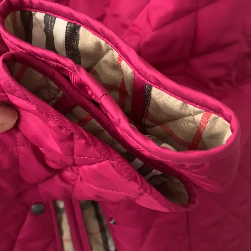 Burberry Quilted Jacket in Vibrant‎ Red - Image 7