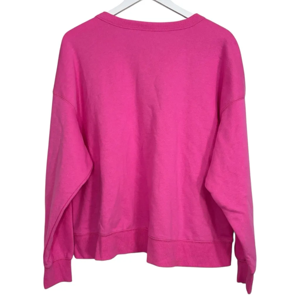 J’Adore Christmas Graphic Print Sweatshirt Size 1X NWOT Womens Pink - Image 7