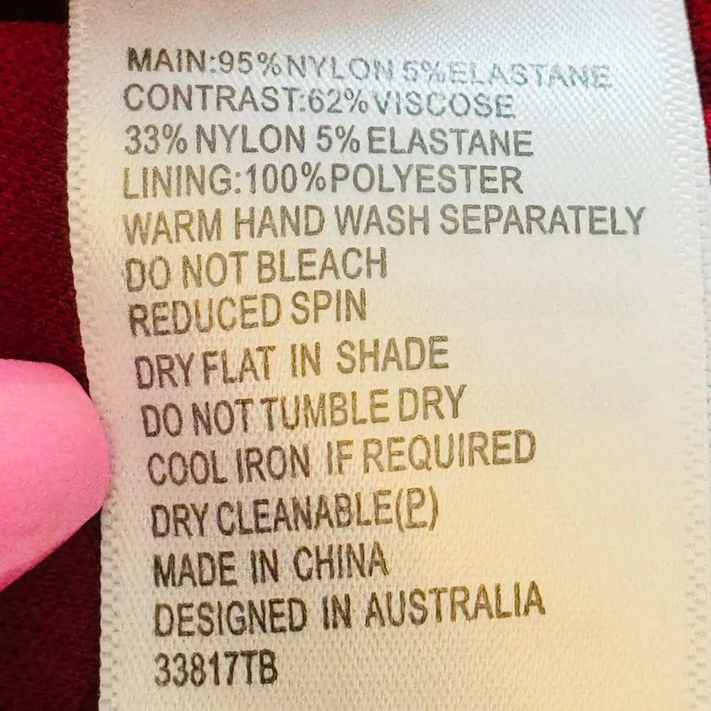 Bardot Elegant Burgundy Sheer Wrap Top - Image 8