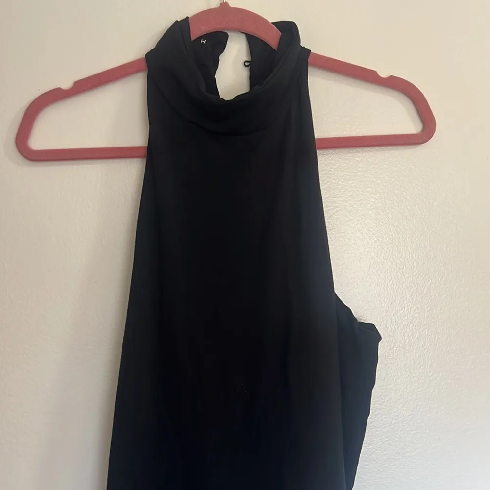 HATCH The Maternity Black Halter Dress Size XL - Image 3