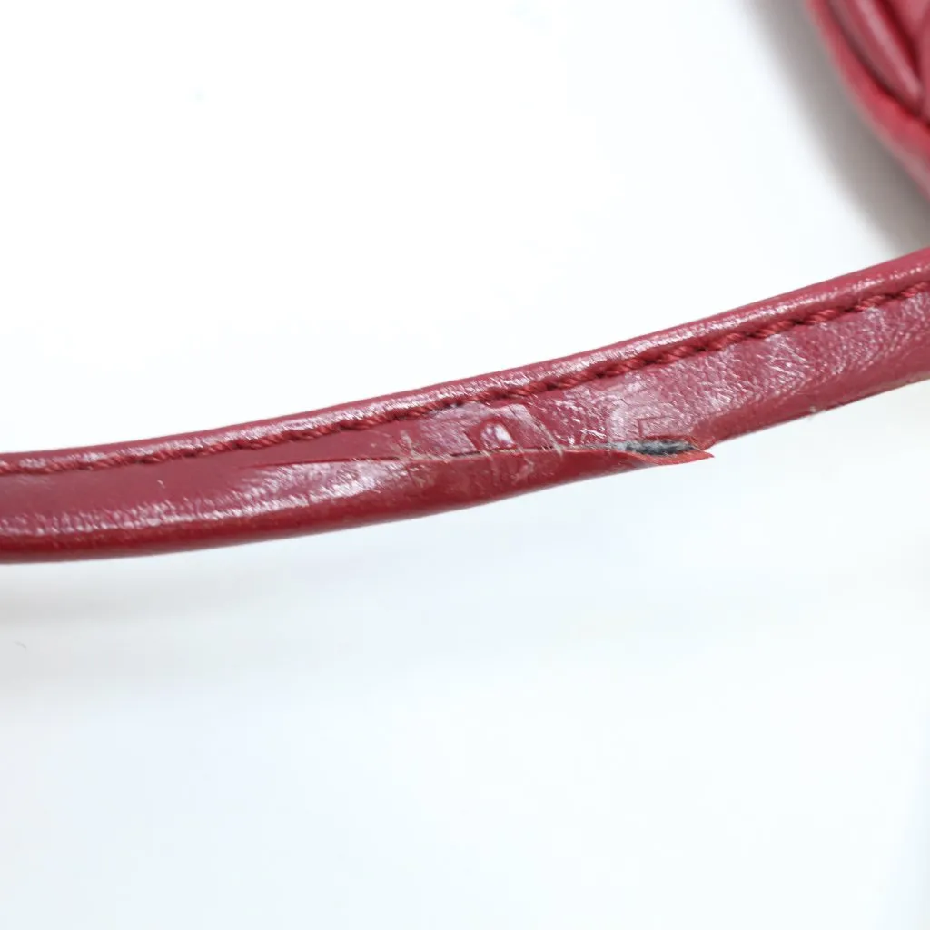 Anne Klein Slim Leather Wristlet Red‎ - Image 7