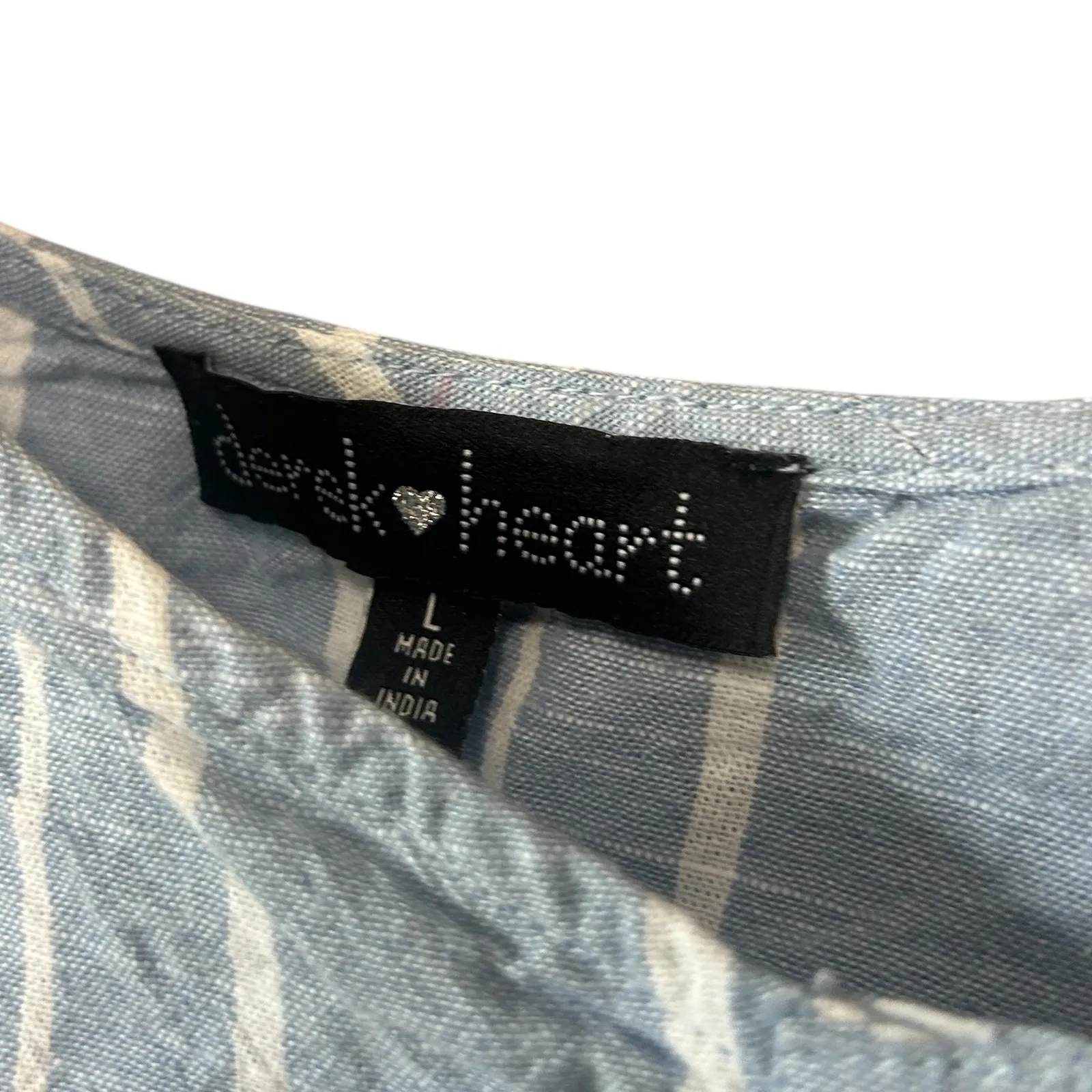 Derek Heart butto up tank top size large‎ - Image 4