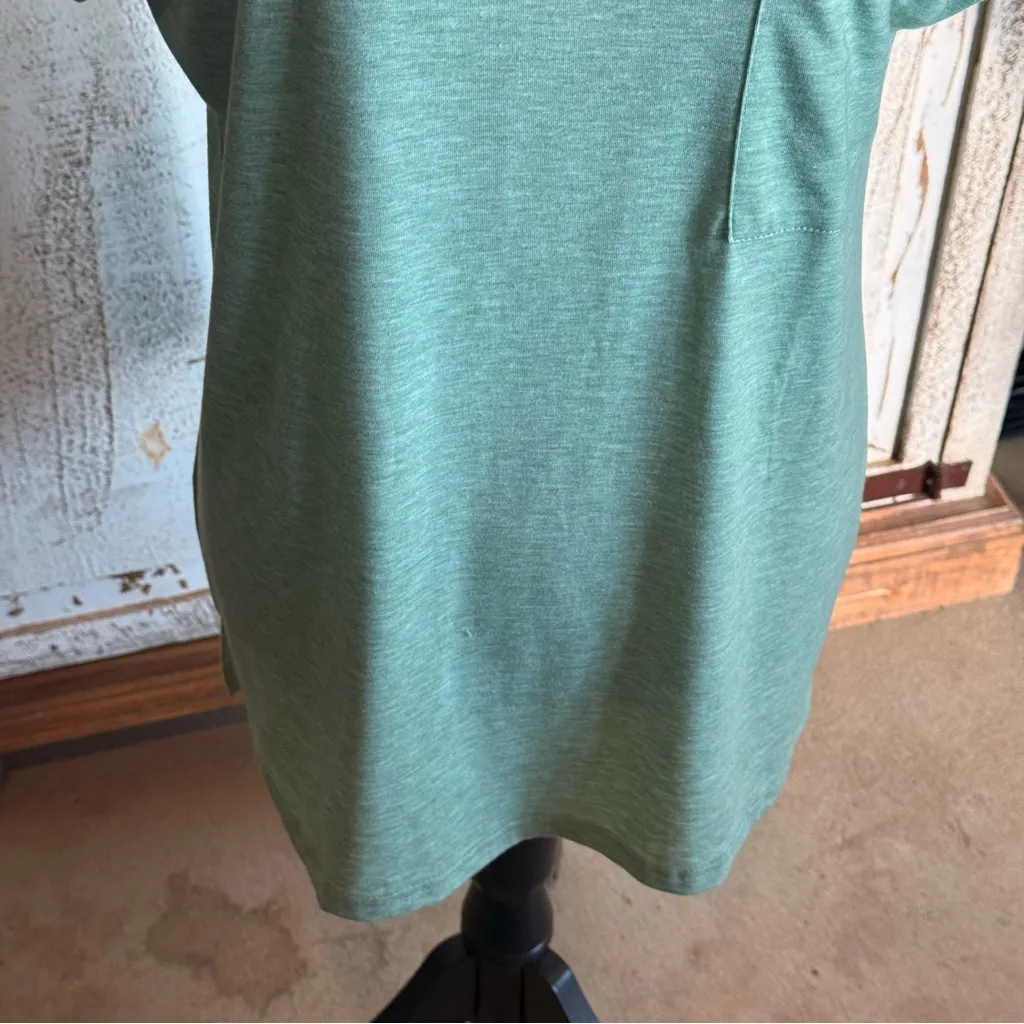 Source Unknown Mint Green Short Sleeve Top - Image 4