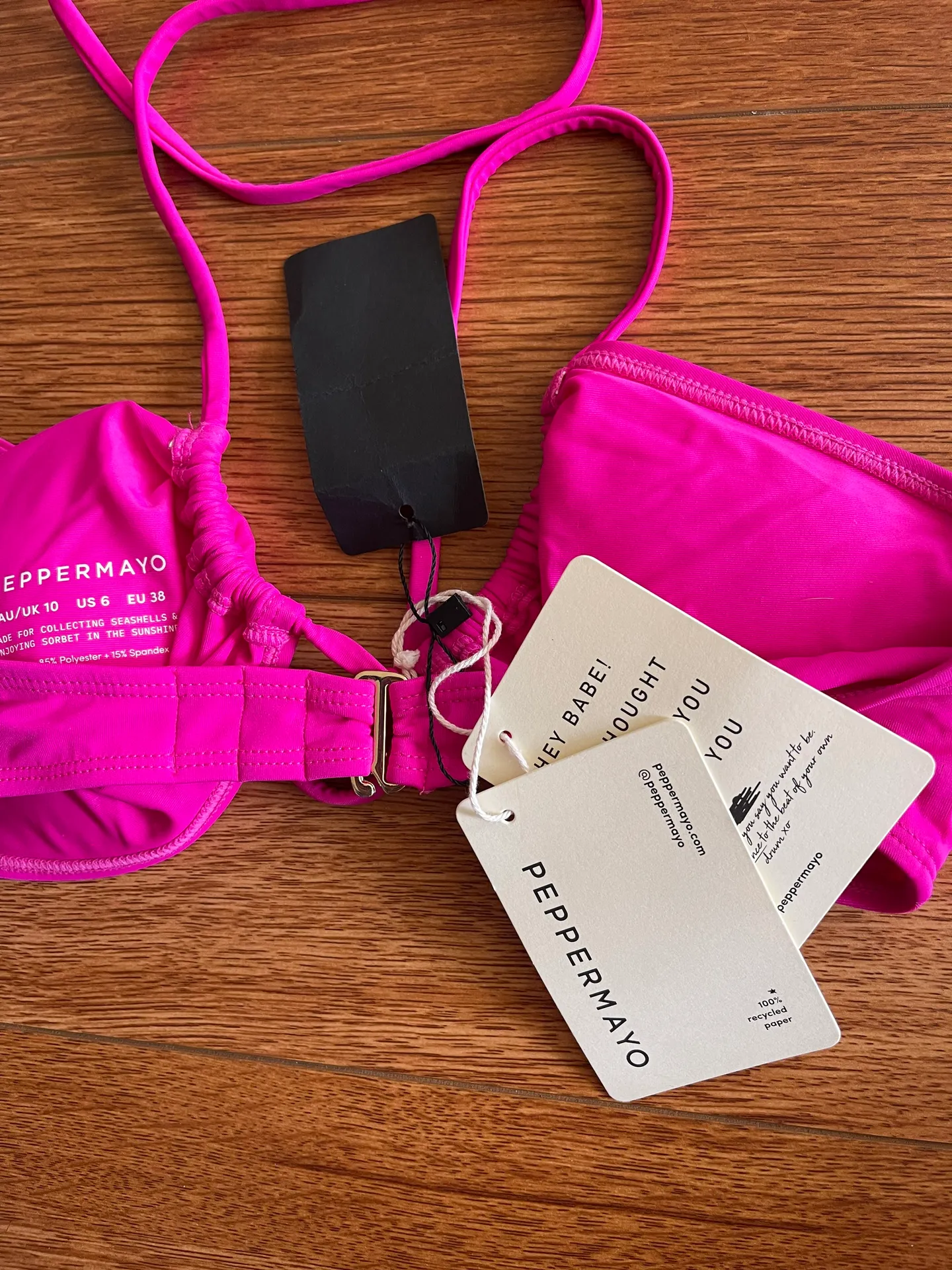 Exclusive - Lush Life Bikini Top - Magenta - Image 4