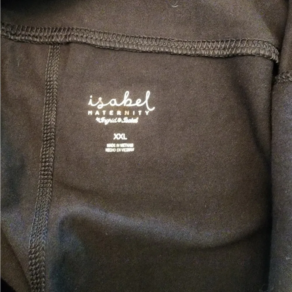 Over Belly Knit Maternity Leggings Isabel Maternity by Ingrid & Isabel Black xxl - Image 4