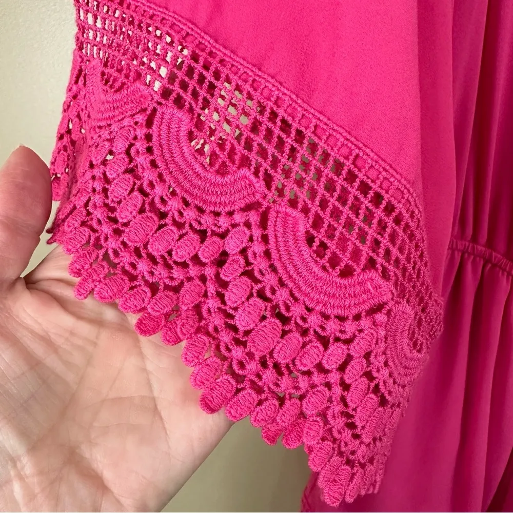 Vava by Joy Han  Pia Off The Shoulder Pink Romper S - Image 8