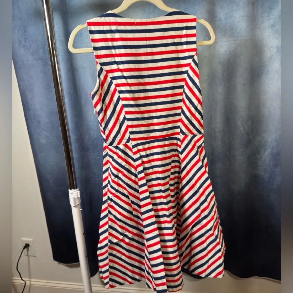 Striped Dress Red Size M - Image 2