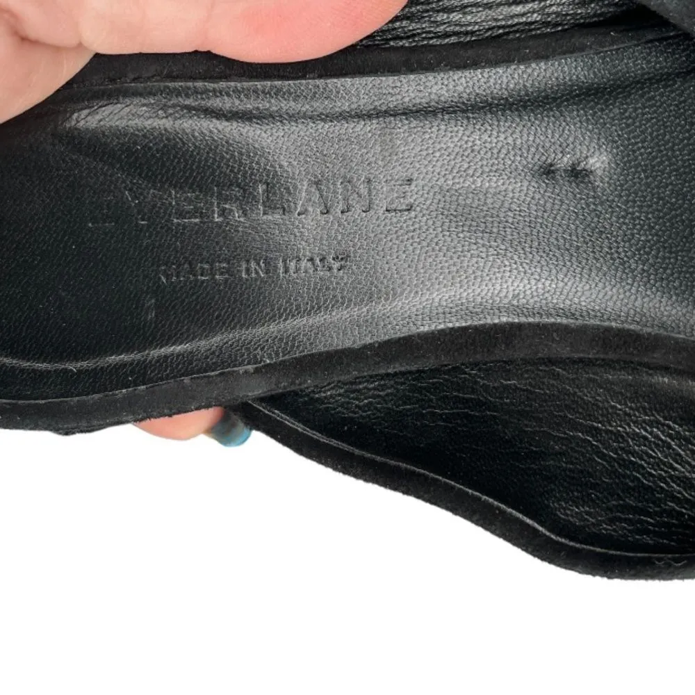 Everlane Black Suede Mules‎ - Image 6