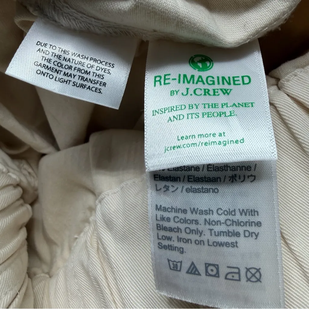 J. Crew Pull-on wide-leg chino pants AY943 large - Image 9