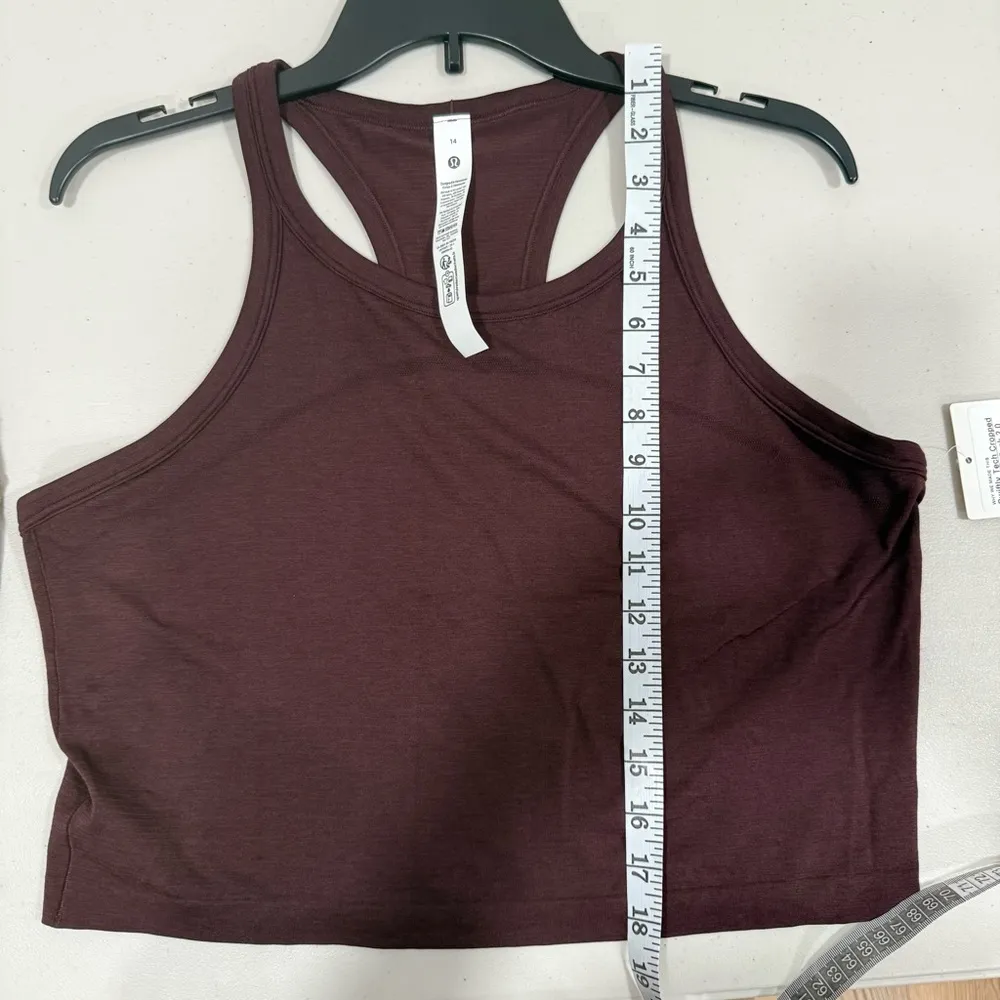 Lululemon Swiftly Tech Cropped Racerback Tank Top 2.0
Goodnight Plum Size 14 NWT - Image 7