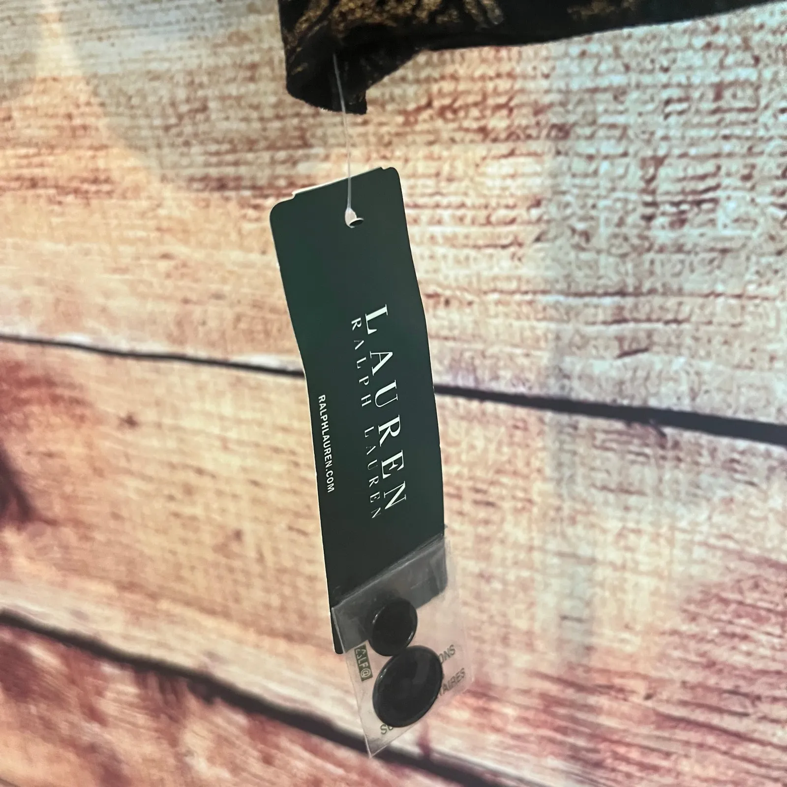 Lauren Ralph Lauren Stretch Velvet Floral Blazer 6 Jacket Black Gold $199 NYE - Image 3