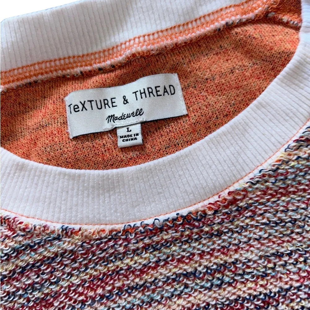 Madewell Texture & Thread
Multicolored Knit Sweatshirt size large - Image 46