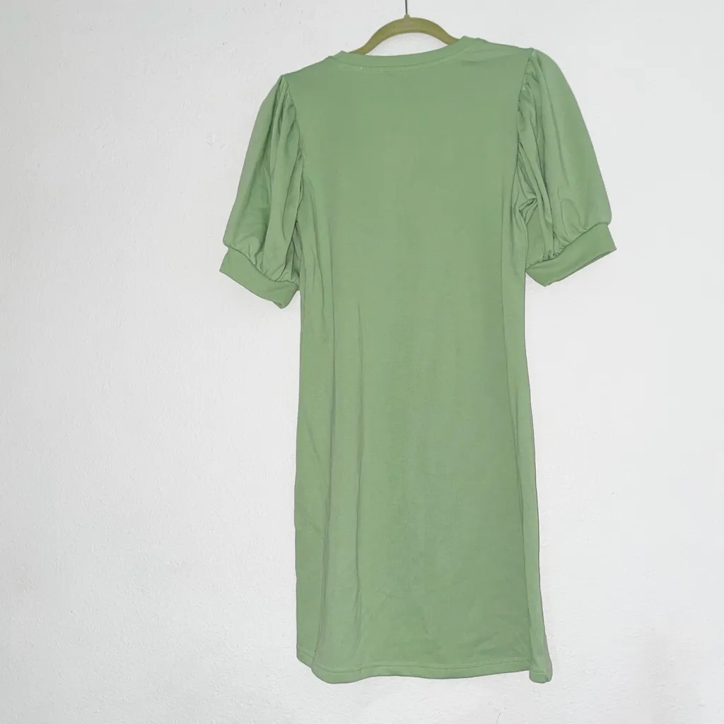 NWT Vero Moda mini sweat dress with puff sleeve - Image 6