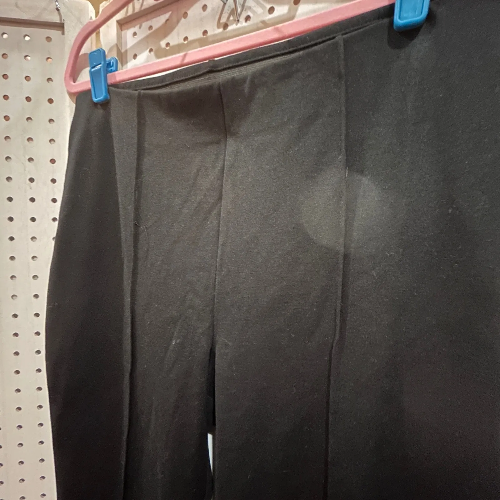 NWT A New Day Black Flare Leg Pants Womens Size L High Rise Elastic Waist - Image 4