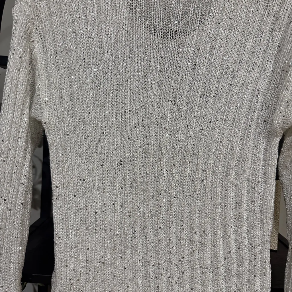 Sage The Label Metallic Knit Sweater
Size: Small - Image 9