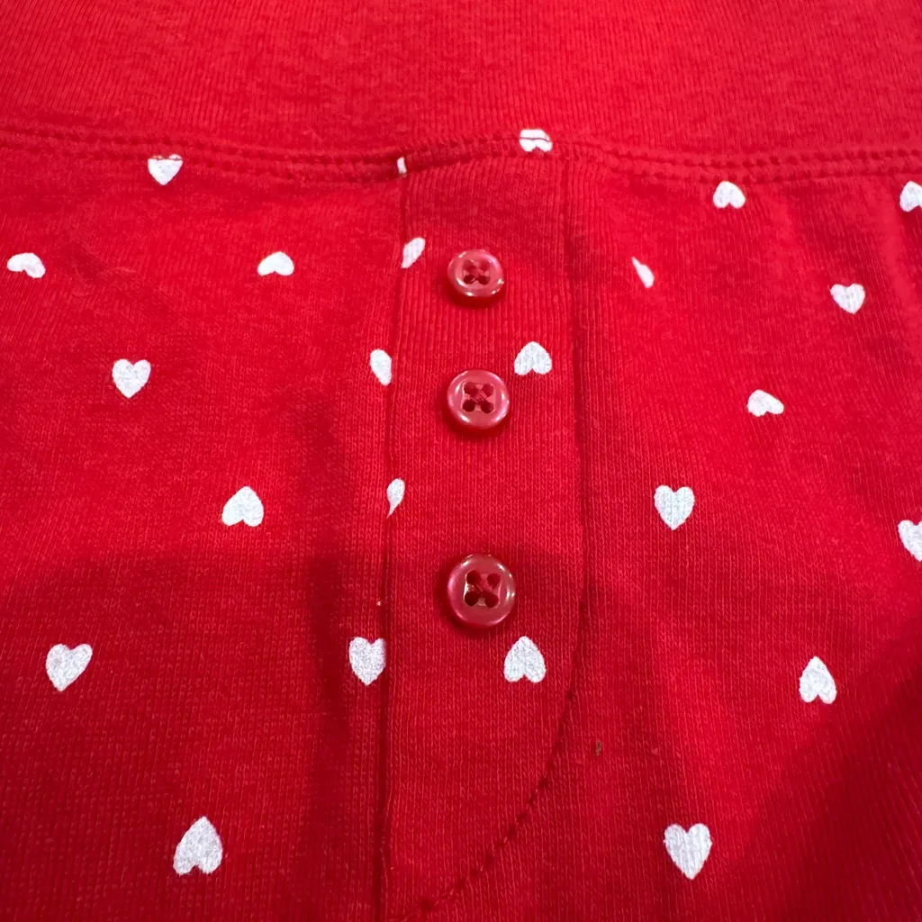 GapBody Women’s Heart Pajama Set Red Size M - Image 5
