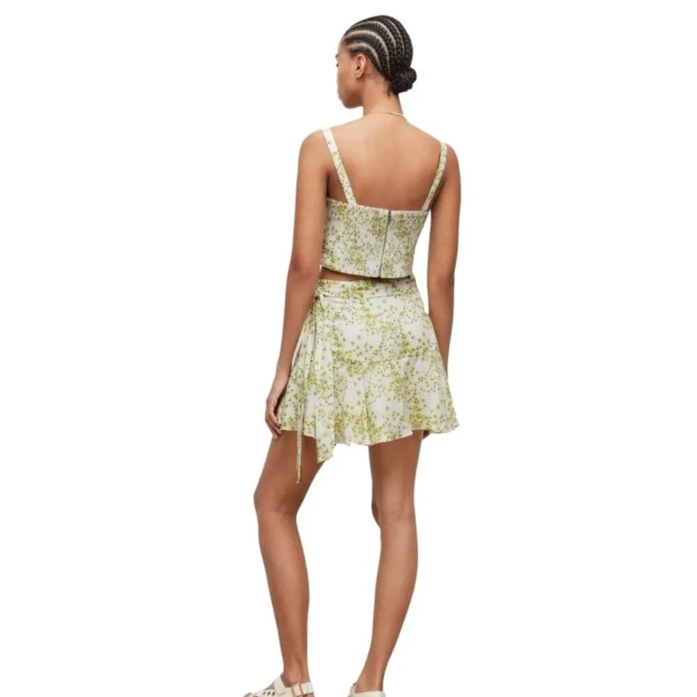 NWT! All Saints Frida Floral Bloomcore Amanzi Printed Skirt - Size 12 - Image 3