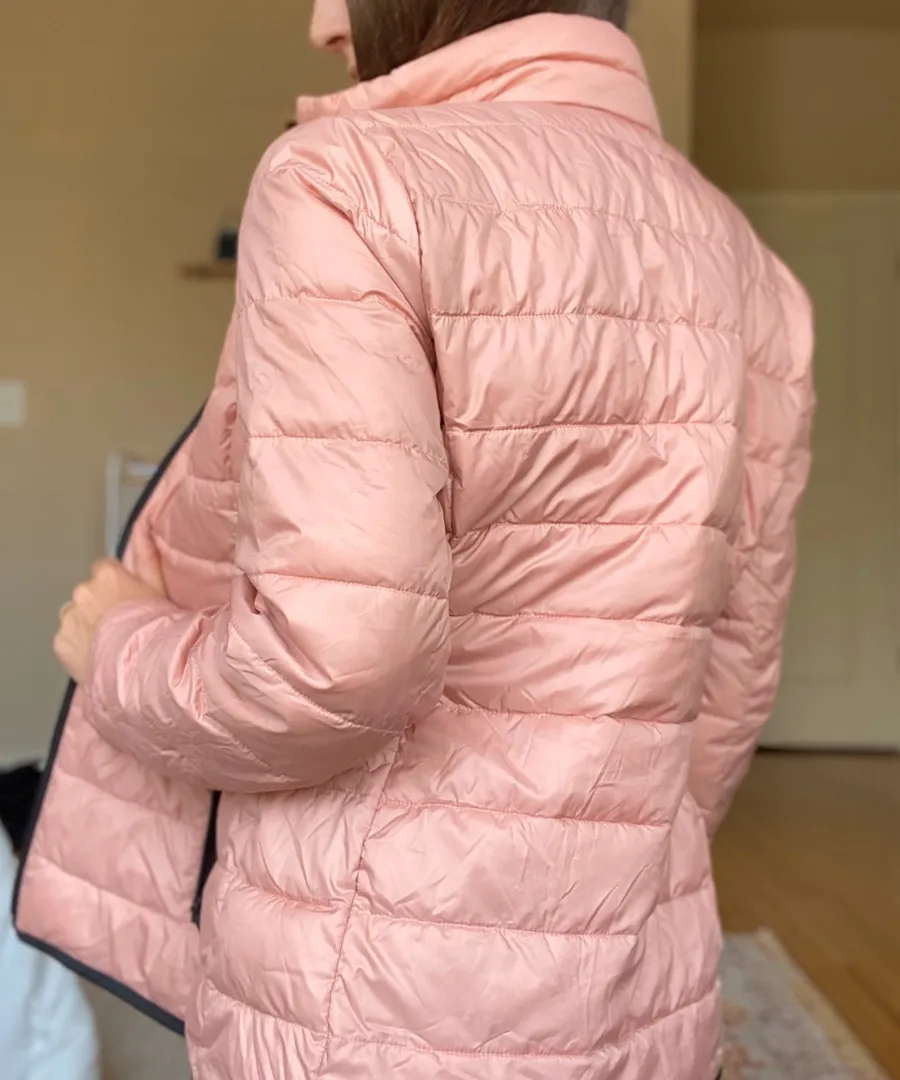 Michael Kors Blush Pink Puffer Jacket - Image 2
