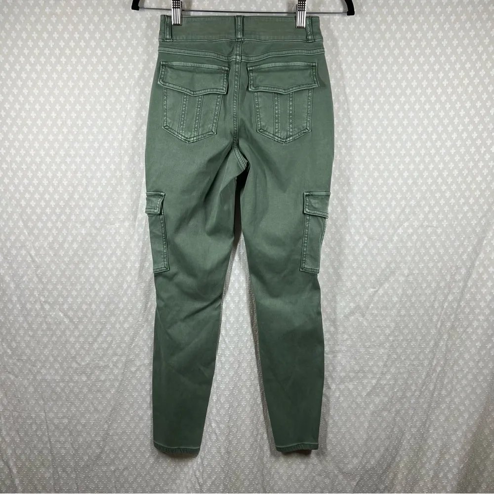 Spanx Green‎ Stretch Twill Cargo Ankle Pants - Image 5