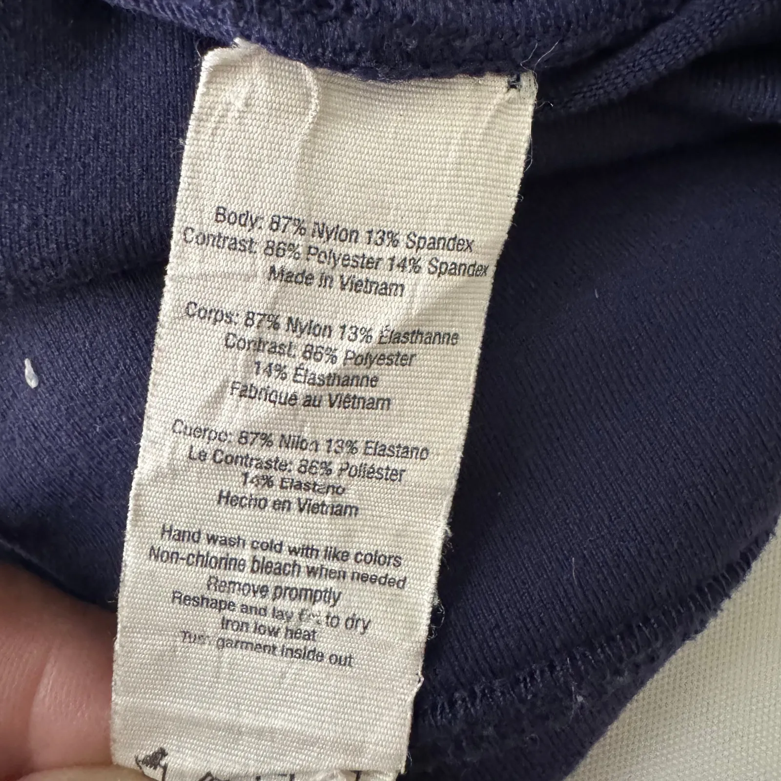 Alo‎ Yoga Moto Leggings Blue High Waist Mesh Size S - Image 6