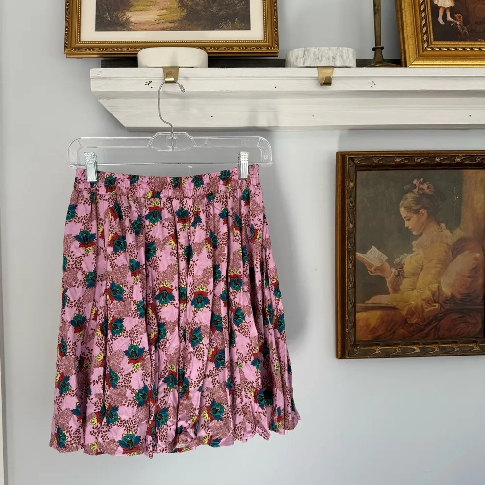 NWT Anthropologie Porridge‎ Full Gathered Floral skirt size Small - Image 8