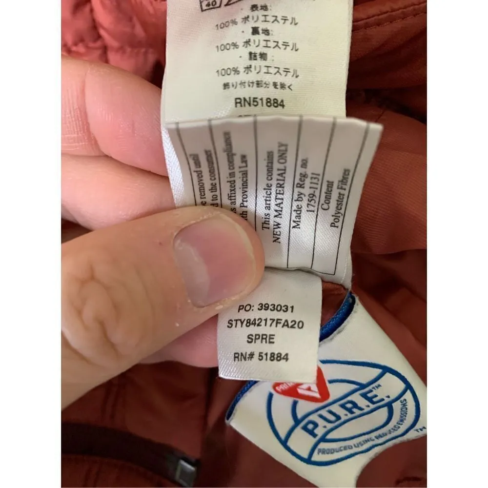 Patagonia Nano Puff jacket burl red women's size XS - Image 6