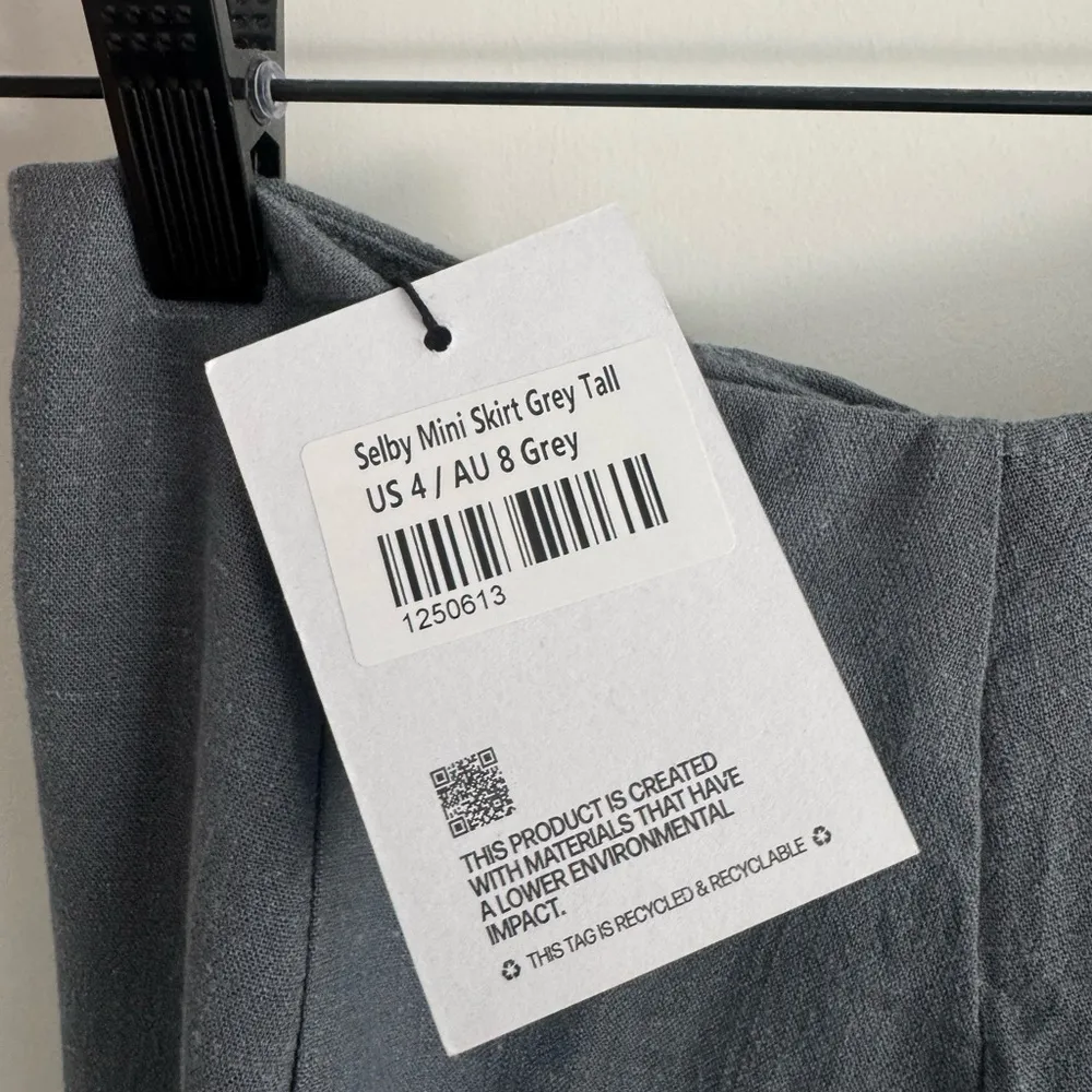 Princess Polly Gray Mini Skirt TALL - Image 3