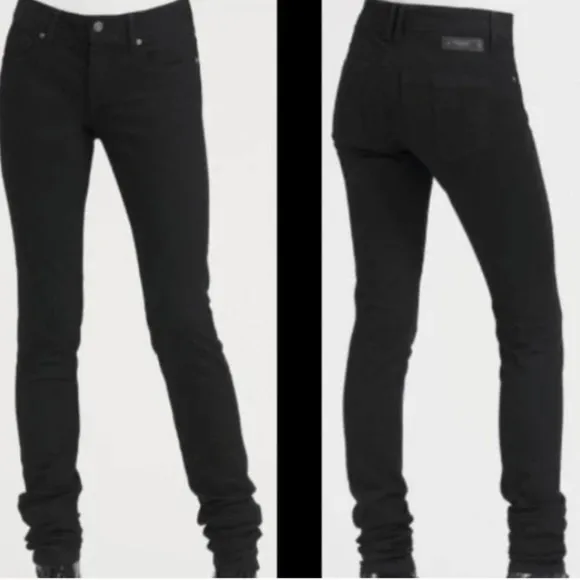 Burberry Brit Slim Skinny Black Jeans New with Tags Size 26 - Image 2