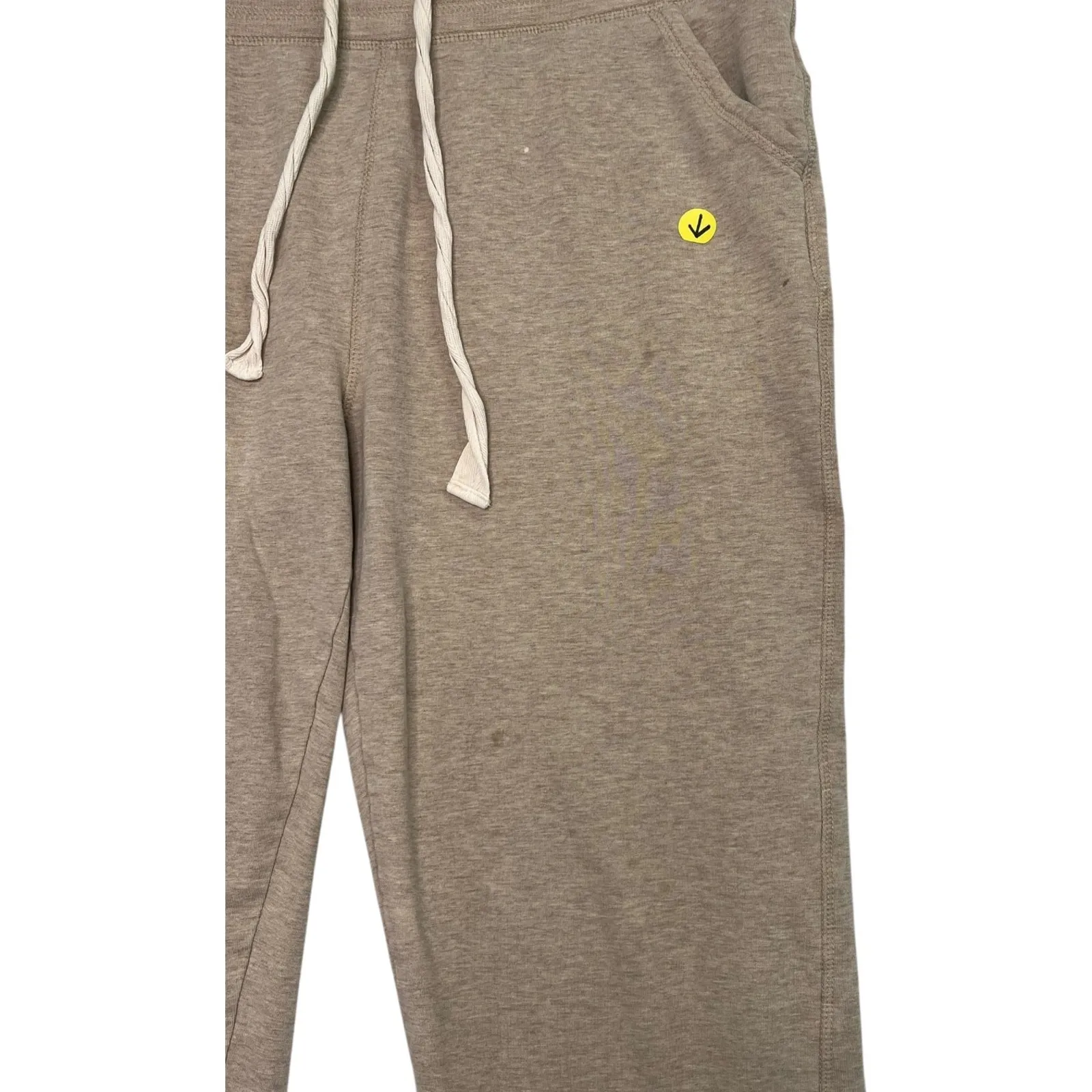 Pact Sweatpants Womens Medium Tan Lounge Organic Cotton Casual Sustainable - Image 6