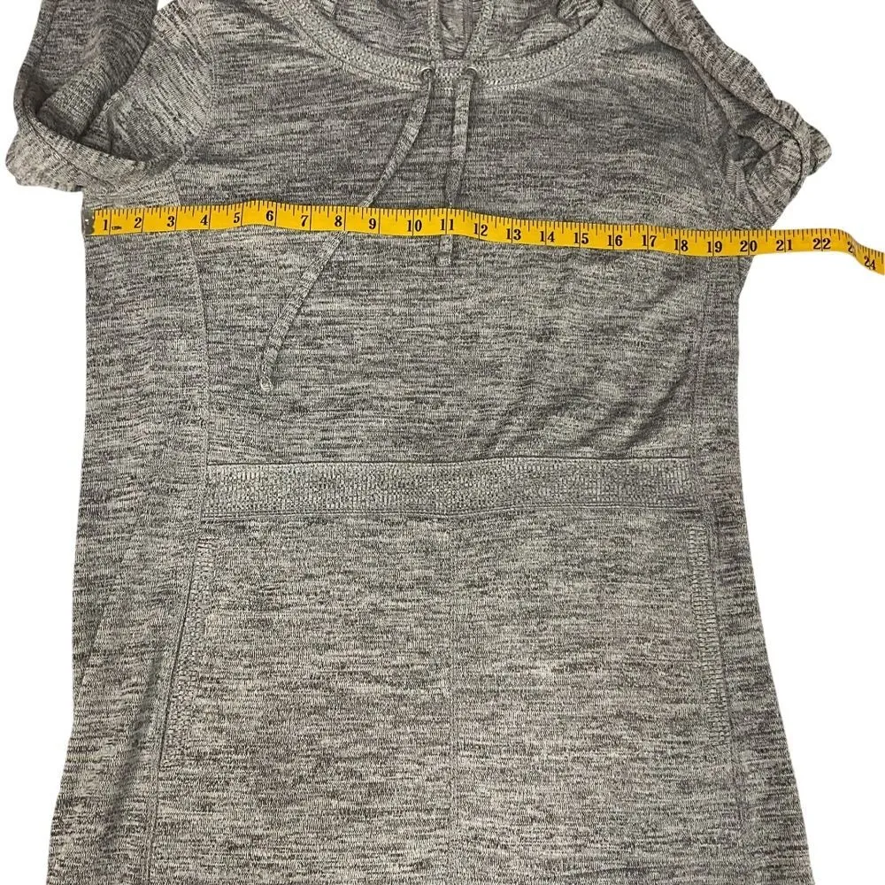 90 Degrees by Reflex Women's Hoodie Sweater Dress‎ Gray Size M Pockets Size M - Image 8
