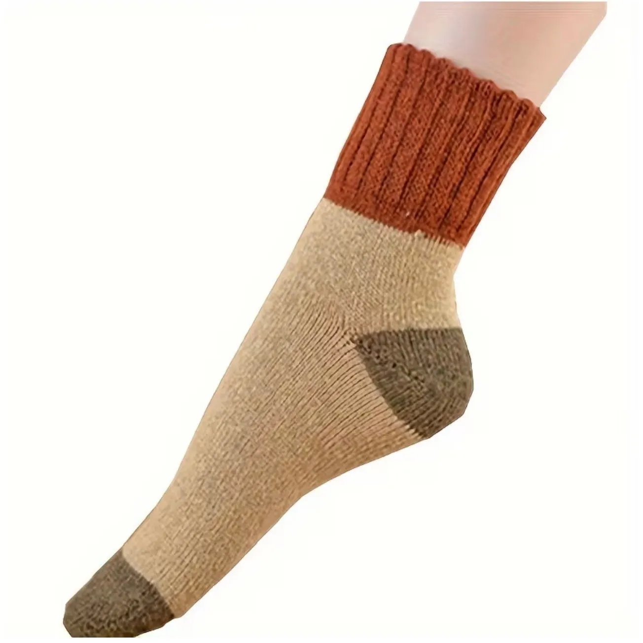 Unisex Colorful Wool Blend Crew Socks 7 - Image 3