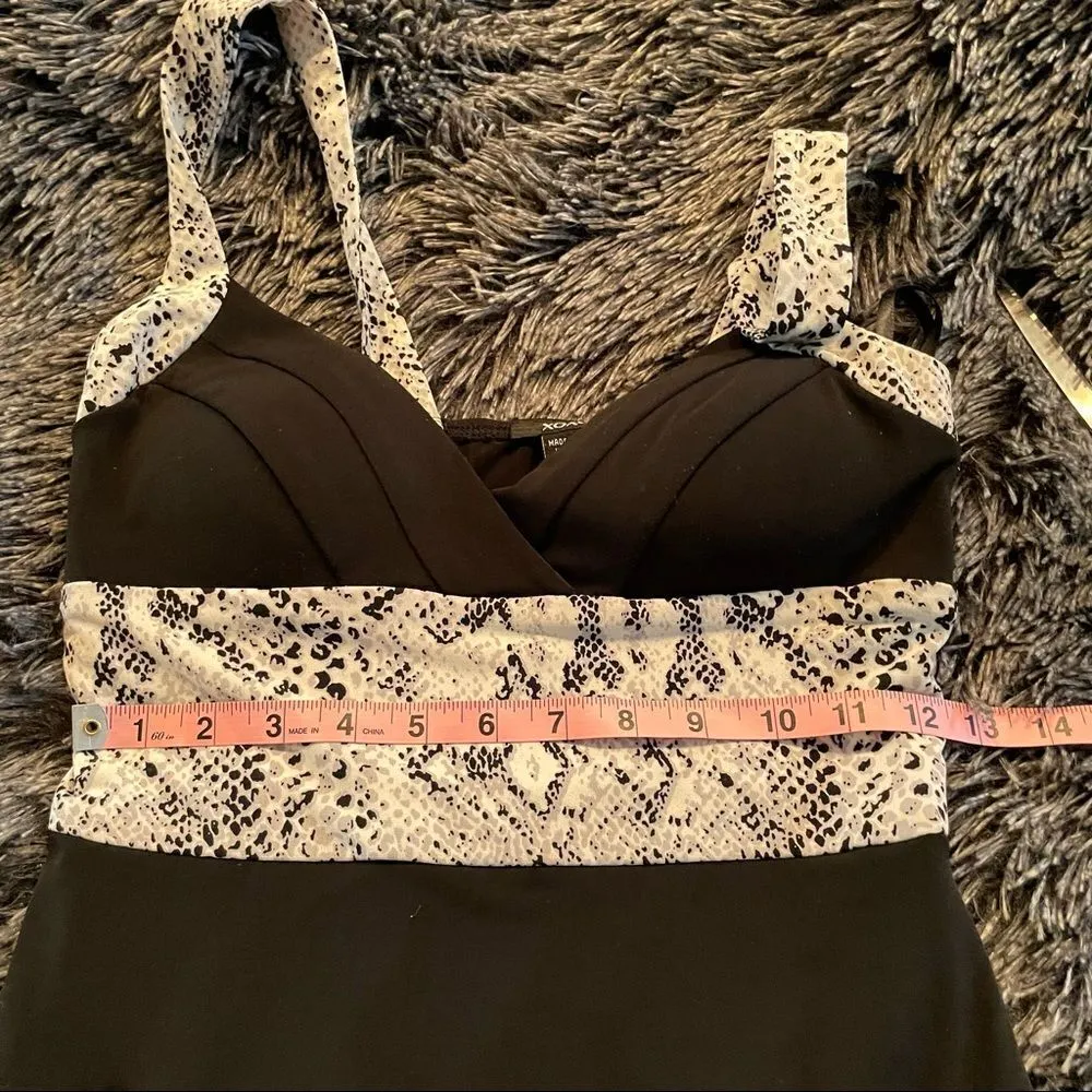 XOXO Black Bodycon snakeskin dress - Image 7