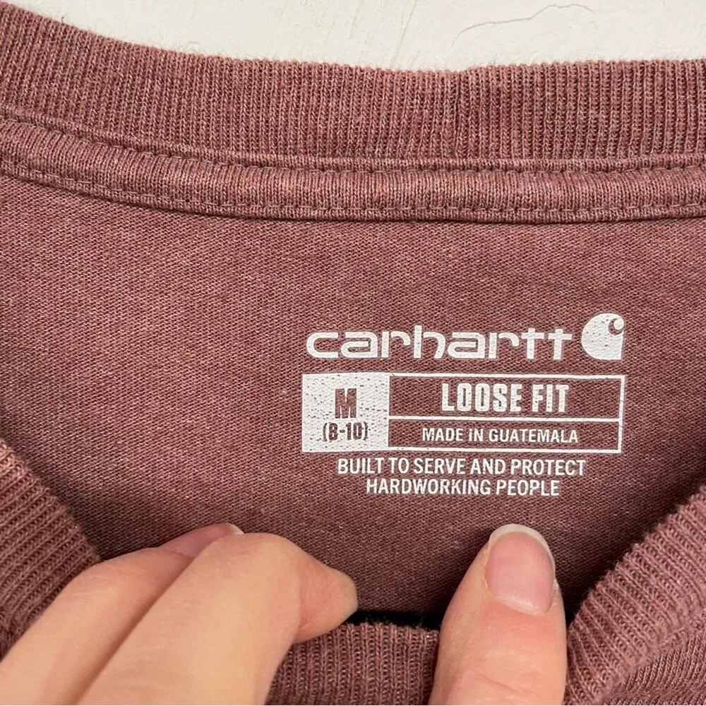 Carhartt Brown Short Sleeve Classic Tee Shirt M - Image 3