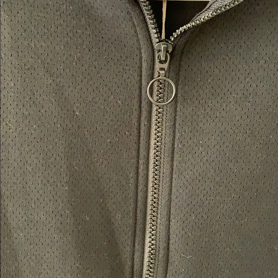 A new day perforated zip up jacket - Image 3