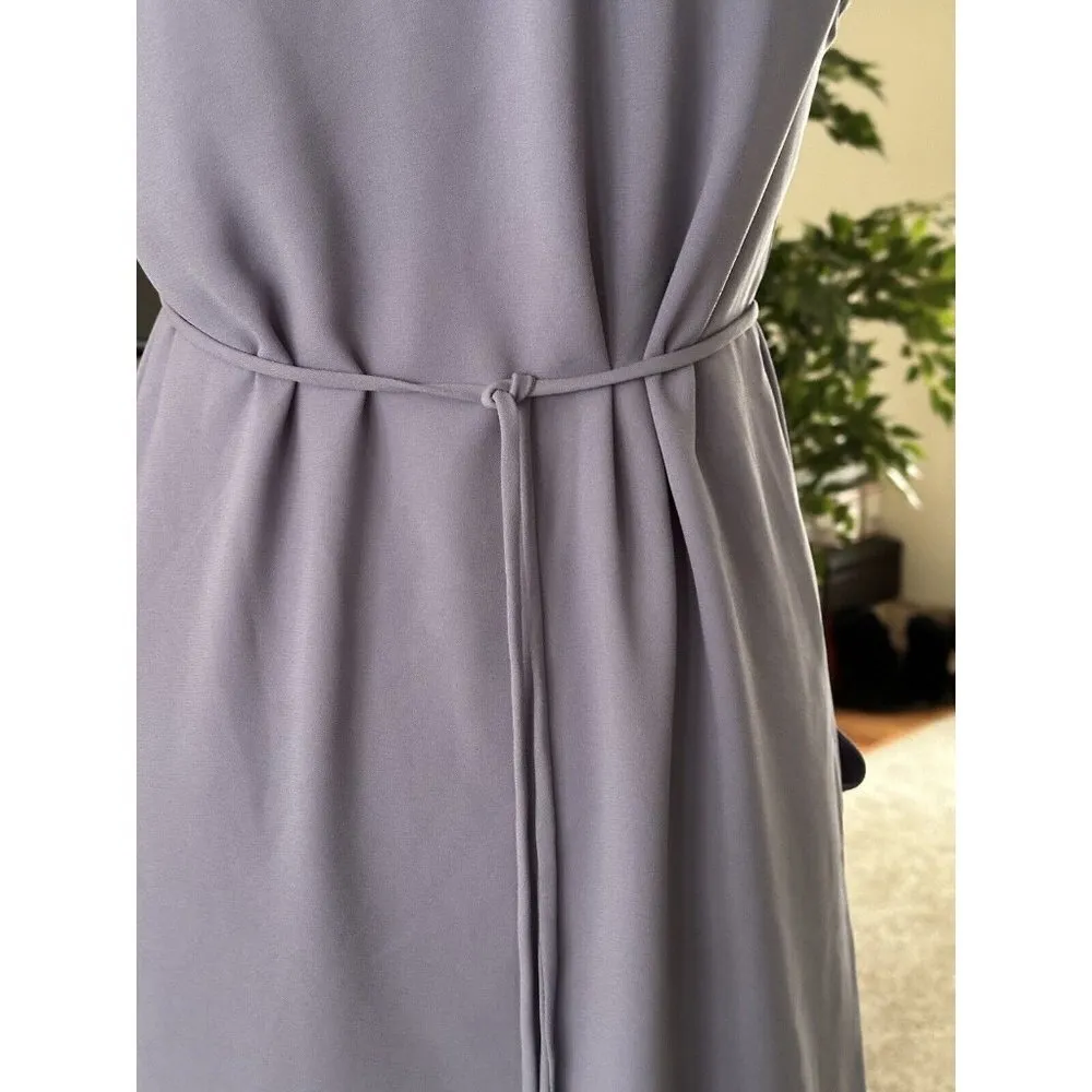 Wilfred Aritzia Womens Sz Small Sabine Dress Mini Sheath Light Purple Has Stain - Image 4