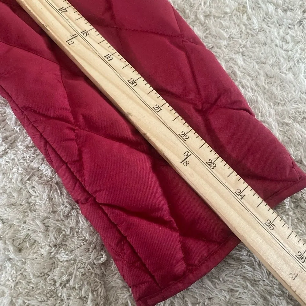 Eddie Bauer Quilted Jacket Red Classic Casual Diamond Down Quilted Heritage - Image 11