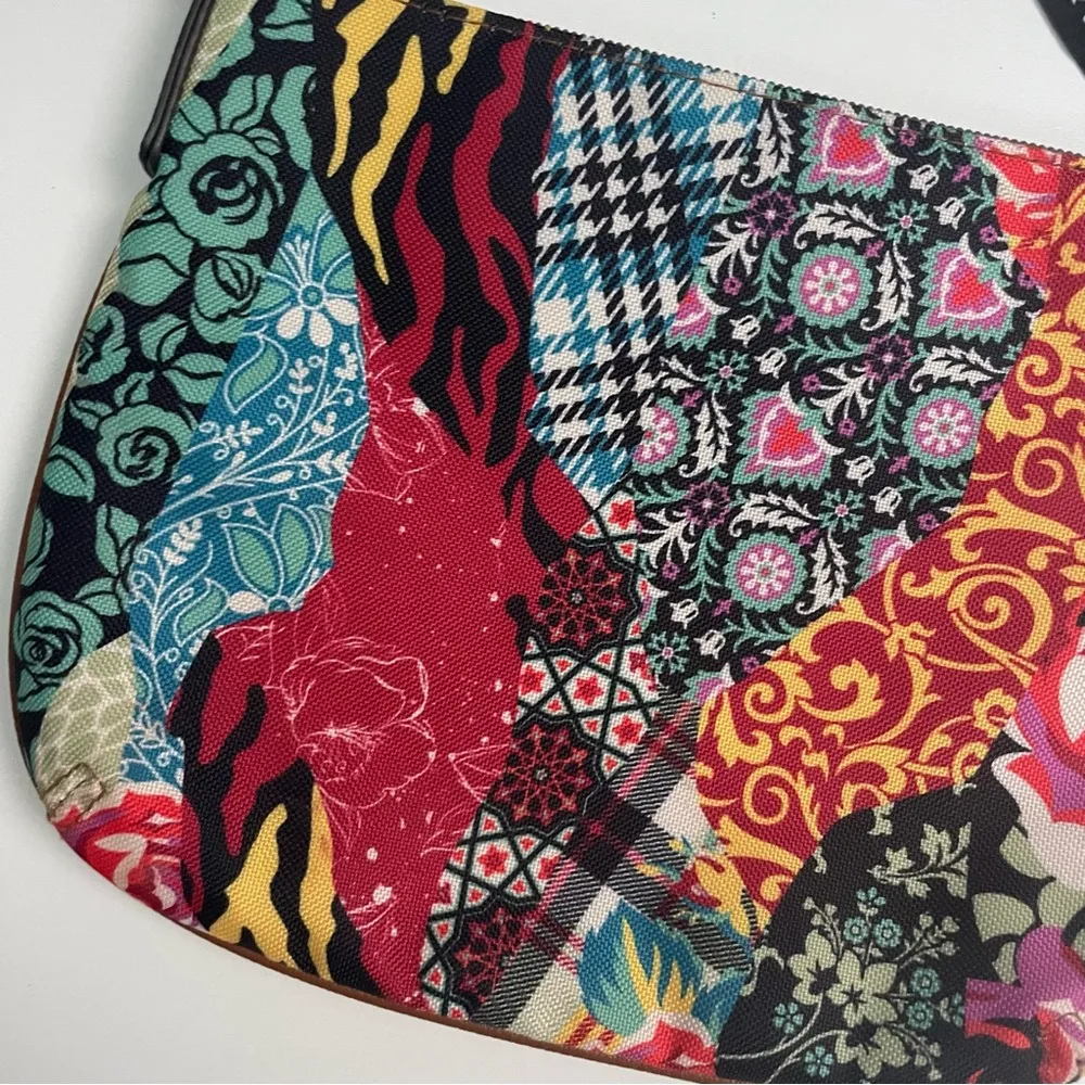 Lily Bloom Purse Crossbody Patchwork Floral Boho Bohemian Art To Wear Small - Image 7