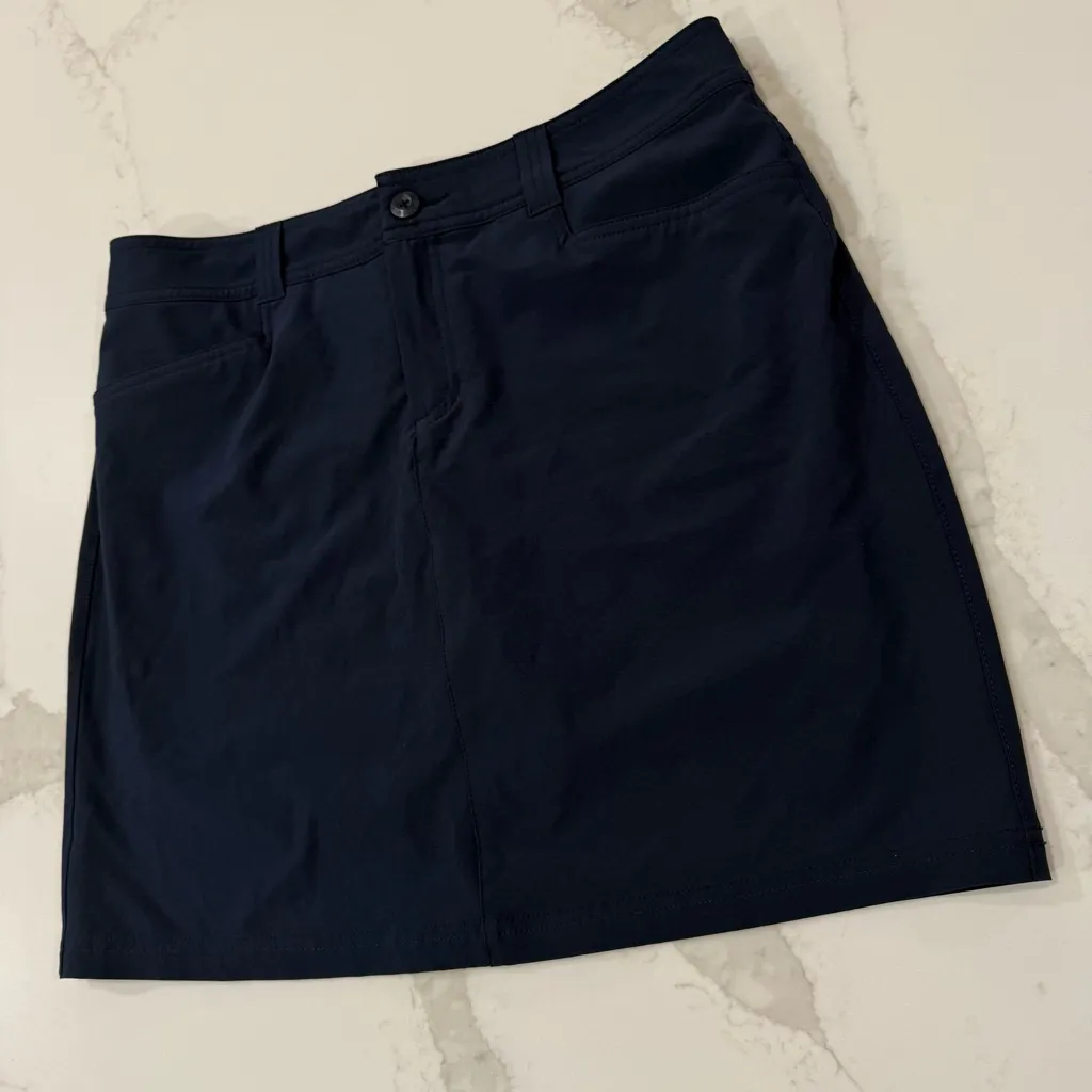 Eddie Bauer Adventurer 2.0 Skort Women’s 6 Navy Blue Gorpcore Athleisure Golf - Image 2