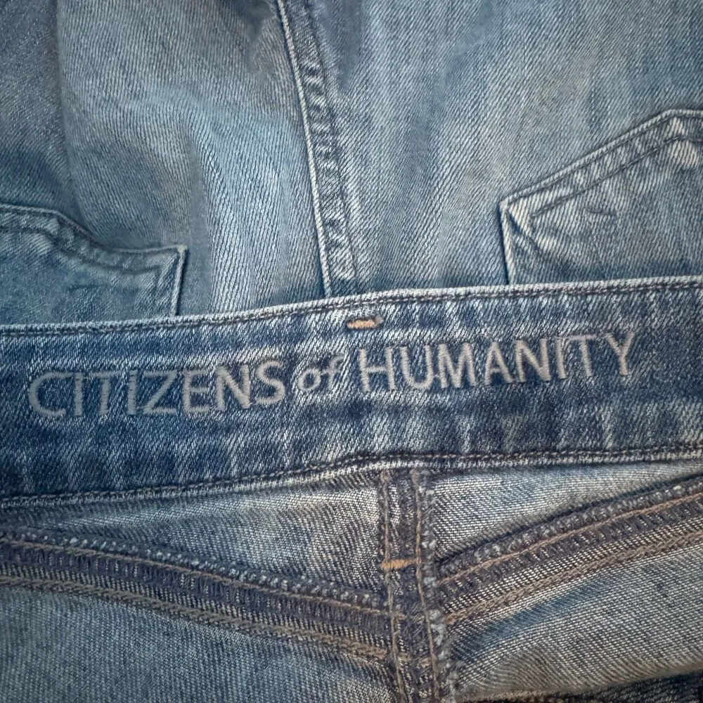 Citizens of Humanity | Boyd Uber Low Rise Rocker Flare Jeans Light Wash Size 27 - Image 7