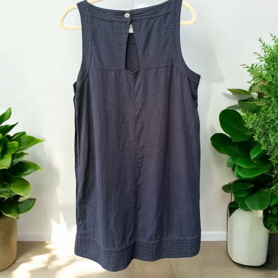 For Cynthia Cynthia Rowley Linen Blend Sleeveless Dress Large - Image 2