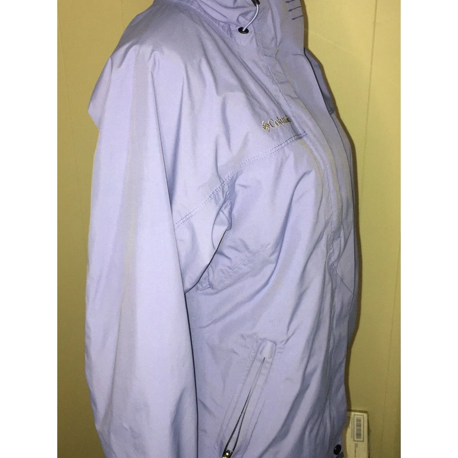 Columbia Women’s Lilac Blue Hooded Utilty Jacket Coat Small EUC - Image 7